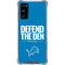 NFL Detroit Lions Team Motto Galaxy S20 FE Clear Case